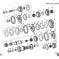 (GM04-309) - 2003      DG,DM 5-    4 (M35) GEARS & SHAFTS