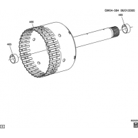 (GM04-584) - 2004-2009 E    (MX5) (5L40E)     