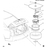 (6D08-042) - 2003-2007 D69 SPARE  STOWAGE & JACK PARTS (N81)