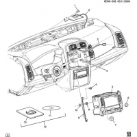 (6D09-038) - 2003-2007 D69 RADIO  (U2X,U2Y,UAV)