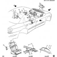 (6D14-016) - 2003      DG,DM69 INFLATABLE RESTRAINT SYSTEM