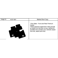 (AC21-801) - 2004-2009 E MAT PKG/FRONT &    (NON-PRODUCTION)