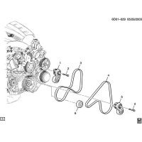 (6D01-029) - 2008      DM69  /ACCESSORY DRIVE (LP1/2.8T,LY7/3.6-7,LLT/3.6V)