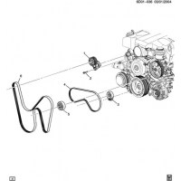 (6D01-036) - 2006-2007 DN69  /ACCESSORY DRIVE (LS2/6.0U)