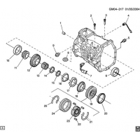 (GM04-317) - 2004-2007 DN 6-    3 (M12) 1ST/2ND GEAR