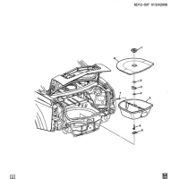 (6D12-037) - 2004-2007 DN69 COMPARTMENT/ STORAGE