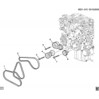 (6E01-015) - 2004-2009 E  /ACCESSORY DRIVE (LH2/4.6A)