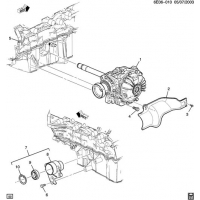 (6E06-010) - 2008-2009 DM69 DRIVE AXLE /FRONT ( MX7)
