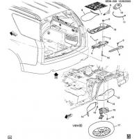 (6E08-039) - 2004-2005 E SPARE  STOWAGE & JACK PARTS