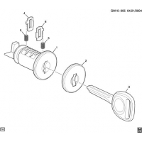 (GM10-005) - 2004-2009 E   SET-I/P COMPARTMENT