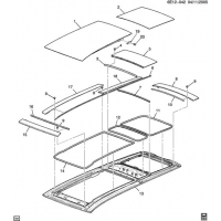 (6E12-042) - 2004-2008 E  TRIM-GLASS(C3B)