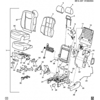 (6E14-007) - 2004-2009 E   /DRIVER (POWER LUMBAR AL2)