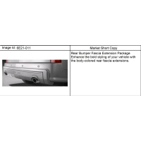 (6E21-011) - 2004-2009 E EXTENSION PKG/ BUMPER FASCIA