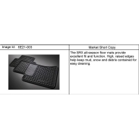 (6E21-003) - 2004-2009 E MAT PKG/FRONT &  VINYL (NON-PRODUCTION)