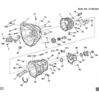 (6D04-054) - 2008-2010 DM69 6-    2 (MV7) CASE COMPONENTS