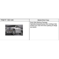 (6D21-008) - 2005-2010 DW29 MOLDING PKG/BODY SIDE