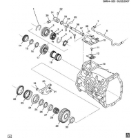 (GM04-325) - 2006-2007 DN 6-    4 (M12) 6TH & REVERSE GEARS