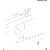 (GM12-004) - 2006-2007 D69 ORNAMENTATION/BODY-DOOR EMBLEM