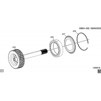 (GM04-562) - 2008-2010 D    (MYB) (6L50)  HUB 