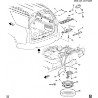 (6E08-005) - 2006-2007 E SPARE  STOWAGE & JACK PARTS