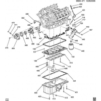 (6M00-071) - 2007-2009 E   -4.6L V8  4  , PAN &   (LH2/4.6A)