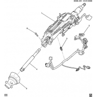 (6D06-051) - 2008      DM69    1 (  DRIVE MN6,MX0, EXC POWER TILT & TELESCOPING N38)