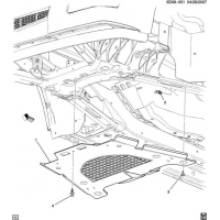 (6D08-051) - 2008-2009 DM69 SIGHT SHIELD/  (LLT/3.6V,   DRIVE MN6,MX0)