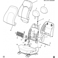 (6D14-076) - 2008      DM69  - (POWER LUMBAR AL2,     KB6)(1ST DES)