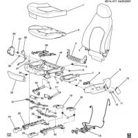 (6D14-077) - 2008      DM69  - (EXC POWER LUMBAR AL2, VENTED/HEATED KB6)