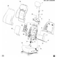 (6D14-097) - 2009      DM,DN,DR69  - (POWER LUMBAR AL2,     KB6)