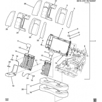 (6D15-018) - 2009-2010 DM69   (SPLIT BACK AM9, EXC CENTER HEADREST A82)