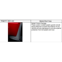 (6D21-023) - 2008-2010 DM69  PKG/SPLASH (MOLDED)