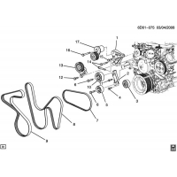 (6D01-075) - 2009-2010 DN69  /ACCESSORY DRIVE (LSA/6.2P)