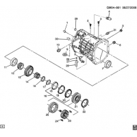 (GM04-661) - 2009-2010 DN69 6-    3 (MG9) 1ST/2ND GEAR