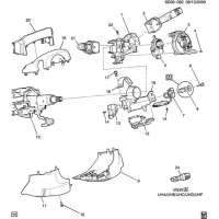 (6D06-082) - 2009      DM,DR69    2 SWITCHES & COVERS (EXC POWER TILT & TELESCOPING N38)