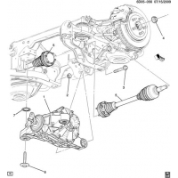 (6D05-056) - 2010      DM,DR35-69 DIFFERENTIAL  