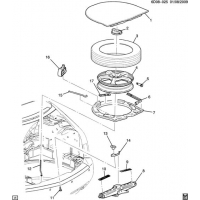(6D08-025) - 2010      D35 SPARE ������ STOWAGE & JACK PARTS (COMPACT SPARE ���� ZAA)