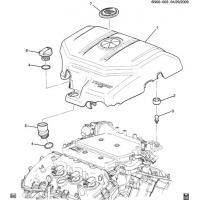 (6N00-003) - 2010      N INTAKE MANIFOLD SHIELD/COVERS (LAU/2.8-4)