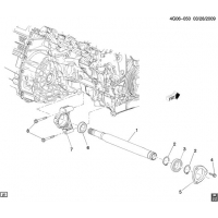 (4G06-050) - 2010      N DRIVE AXLE/FRONT INTERMEDIATE (MH2)