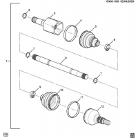 (6N06-009) - 2010      N DRIVE SHAFT/FRONT  (LAU/2.8-4)