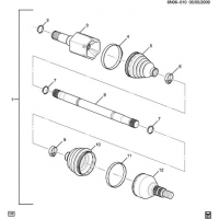(6N06-010) - 2010      N DRIVE SHAFT/FRONT  (LF1/3.0G)
