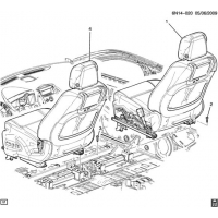 (6N14-020) - 2010      N FRONT SEAT 