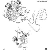 (TC01-651) - 2005      CK2,3  /ACCESSORY DRIVE (LLY/6.6-2, DUAL GENERATORS K65,8X5)