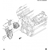 (TC02-704) - 2004-2005 CK2,3  -LH (LLY/6.6-2, DUAL GENERATORS K65,8X5)