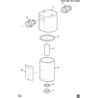 (TC03-856) - 2002-2006 CK2 FUEL FILTER/INLINE (NATURAL GAS KL6,KL8)