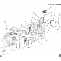 (TC03-765) - 2004-2005 CK2,359   FILLER   & HOSES (LLY/6.6-2,E63)