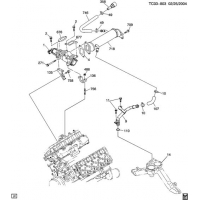 (TC03-803) - 2004-2005 CK2,3 E.G.R. VALVE &   (LLY/6.6-2)