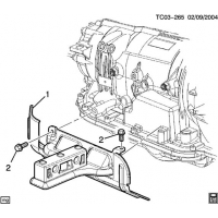 (TC03-265) - 2005      CK2(06-36) EXHAUST PIPE HANGER BRACKET