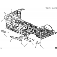 (TC03-740) - 2002-2006 CK1,2(06-36) HEAT SHIELDS/EXHAUST ( )