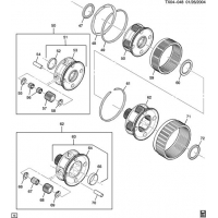 (TX04-048) - 2001-2005 CK2,3    (M74)  2 (ALLISON 1000 SERIES) PLANETARY GEARS
